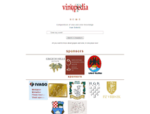 Tablet Screenshot of en.vinopedia.hr